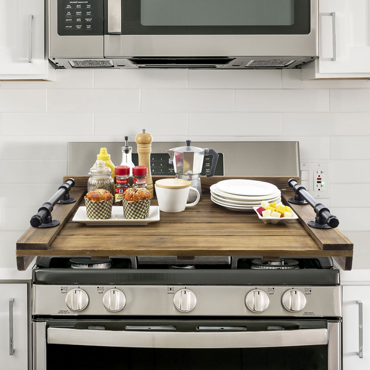 Loon Peak® 30 Inch Large Stove Top Cover Serving Tray Wayfair Canada